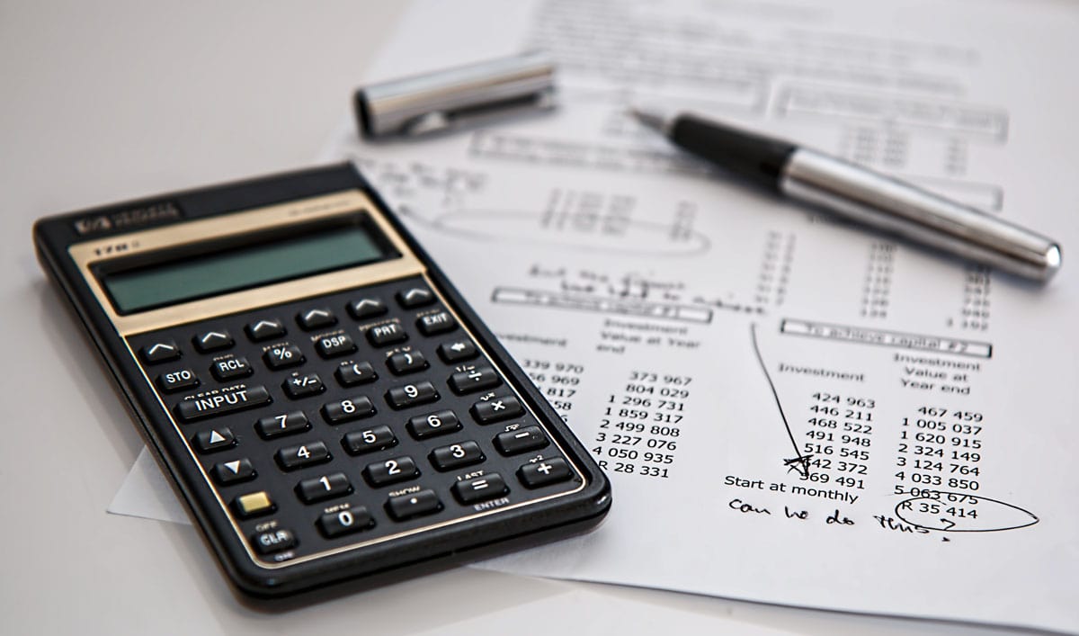 Calculator & Finance Document